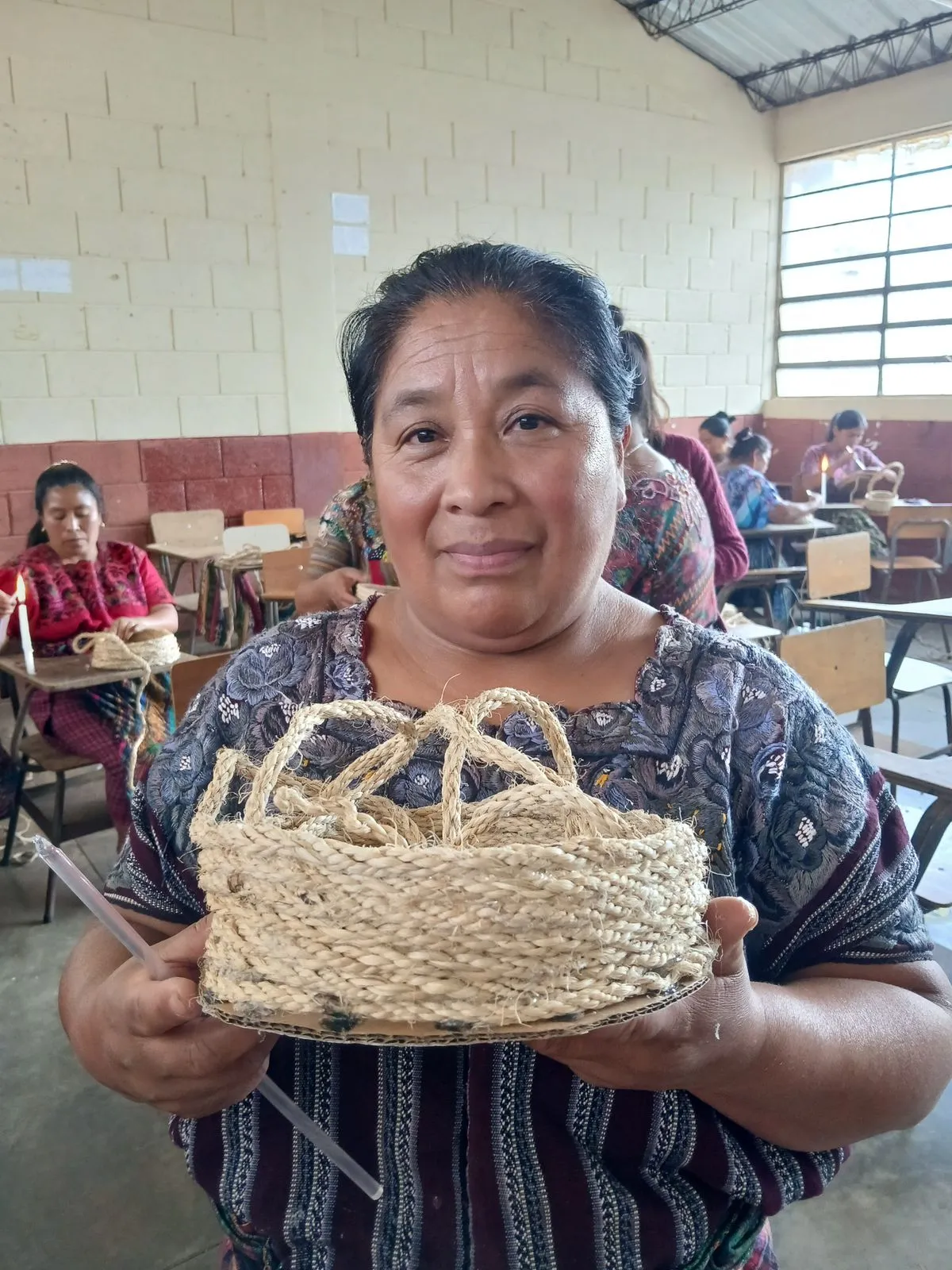 Taller de canastas con Lazo.