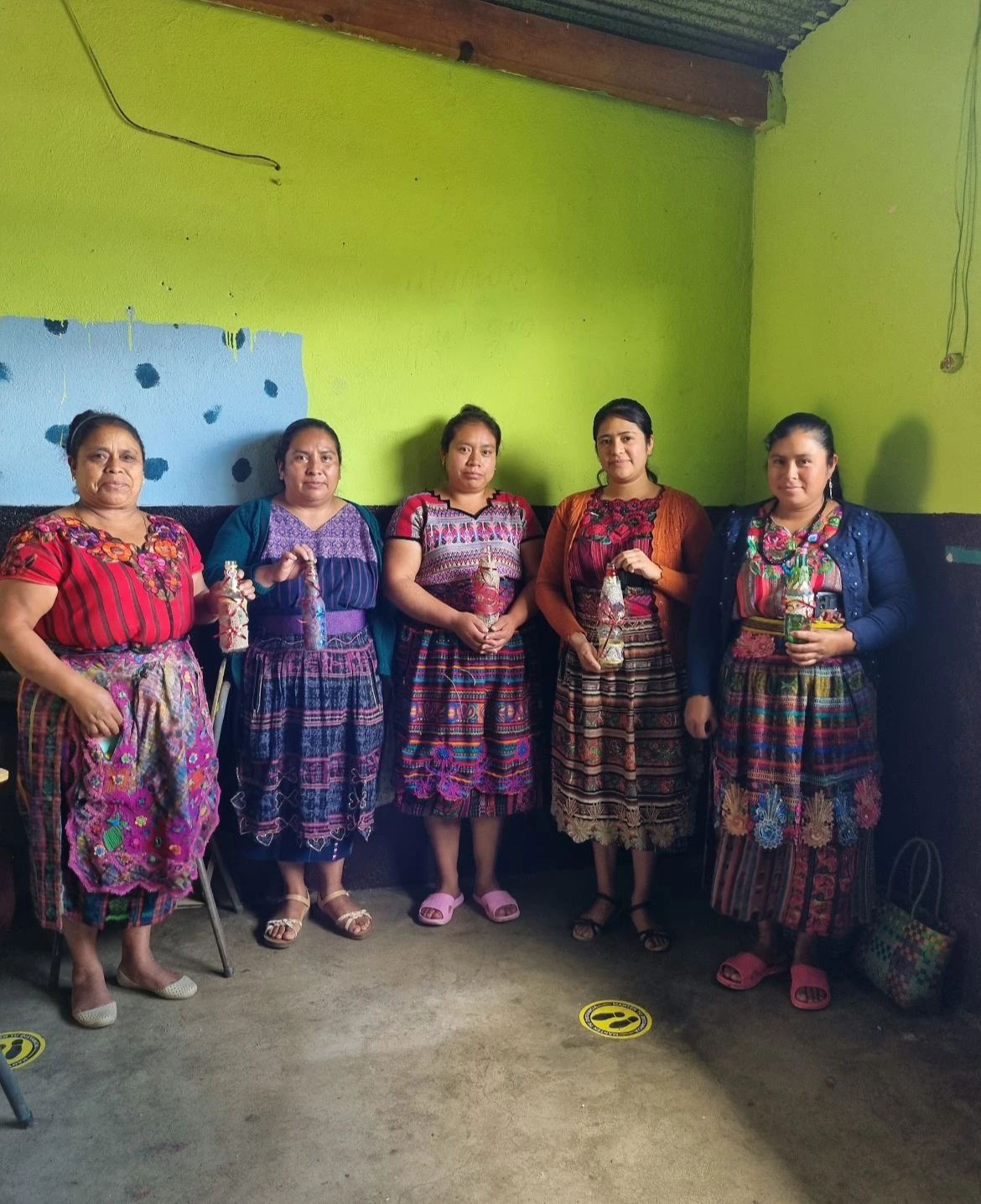 Taller de arte en botellas. 